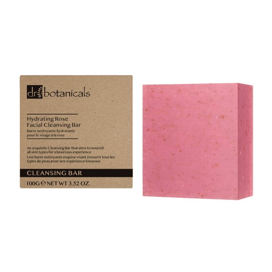 Dr Botanicals Barrita Limpiadora Facial Hidratante de Rosas 100g - Image 1