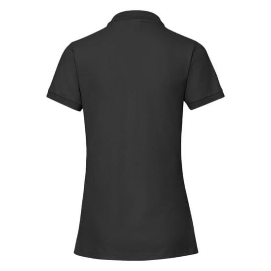 Russell Womens/Ladies Stretch Short Sleeve Polo Shirt (Black) - Image 2