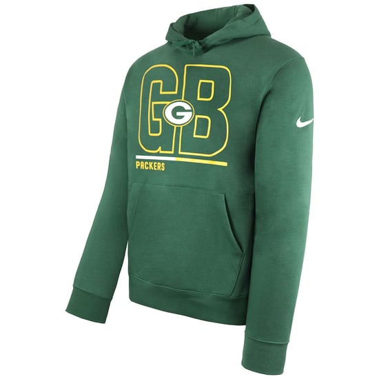Sudadera con capucha verde para hombre Nike NFL Green Bay Packers Club City Code - Image 2
