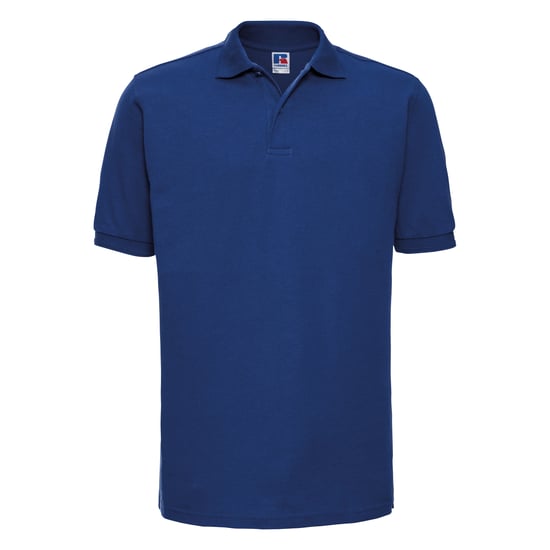 Russell Mens Ripple Collar & Cuff Short Sleeve Polo Shirt (Bright Royal) - Image 1