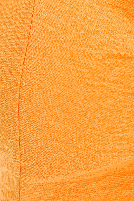 Orange Halter Neck Crop Top