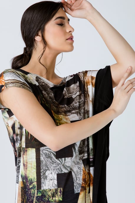 Túnica de Estampado Asimétrico - Image 6