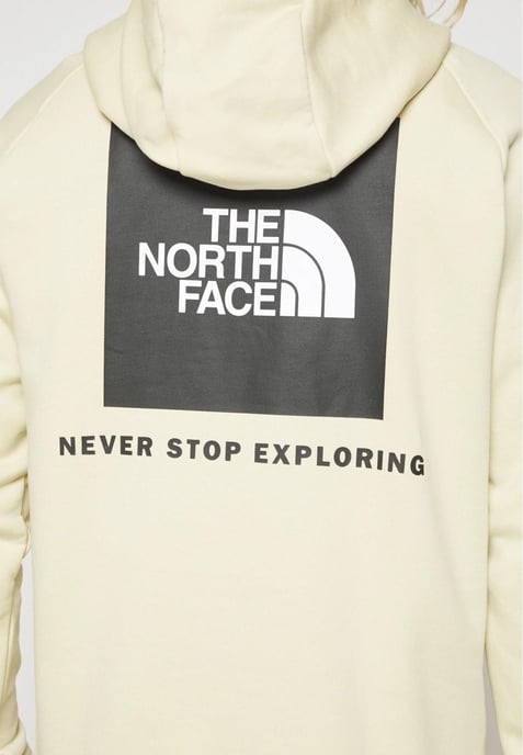 Sudadera con capucha The North Face Mens Reglan Red Box en grava blanqueada - Image 3