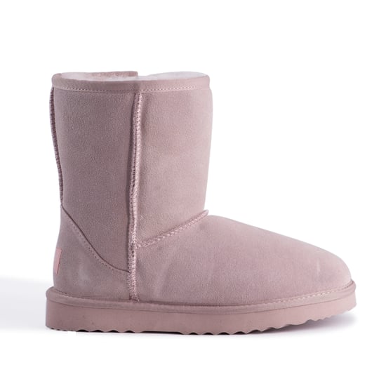 Aus Wooli "Cronulla" Australia Mid Calf Sheepskin Boot, Pale Pink