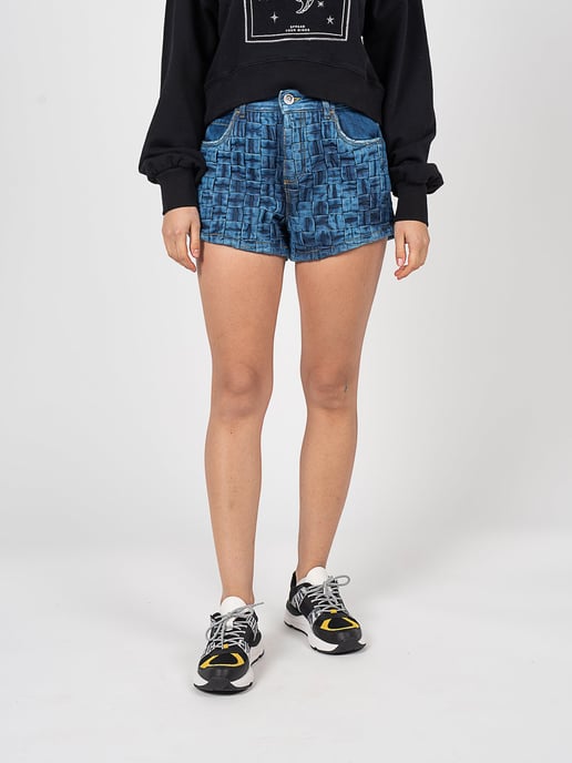Pinko Bermudas Creativa de mujer azul oscuro - Image 3
