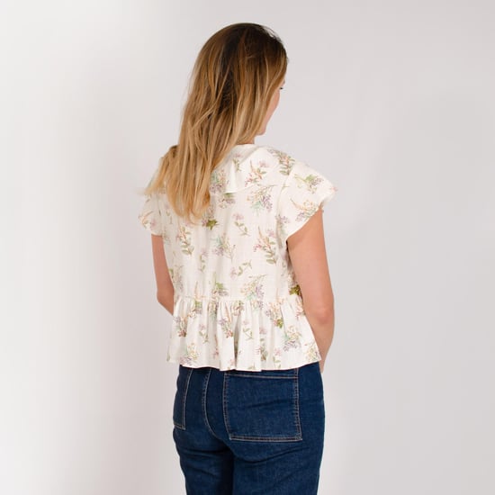 Floral Peplum Blouse