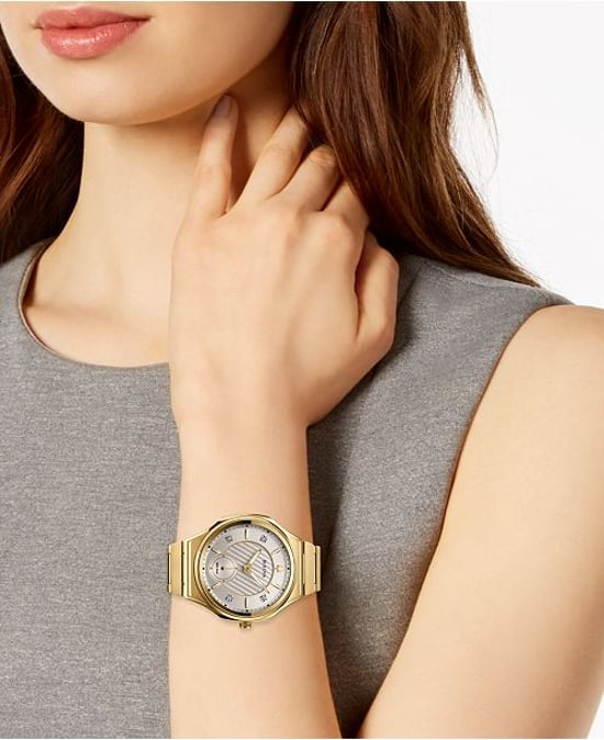 Bulova Curv Women's Gold Watch 97P136 - Image 4