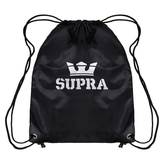 Supra Black White Logo Nylon Gym Bag SBG034 008 TU - Image 1