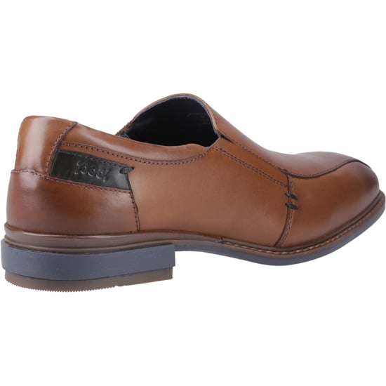 Pod Spear Leather Men's Cognac Slip-On Shoes - Image 2