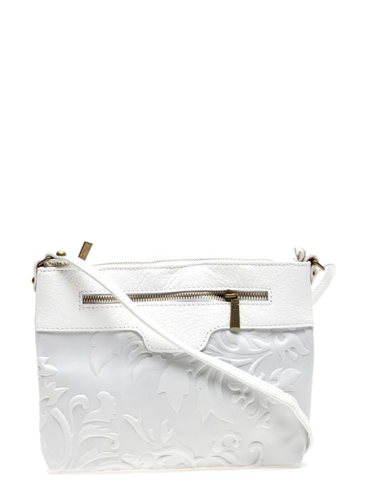 Renata Corsi SS22 RC 8087 White Leather Bag - Image 1