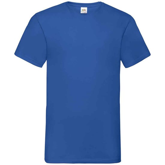 Fruit of the Loom Mens Value V Neck T-Shirt (Royal Blue) - Image 1