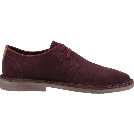 Hush Puppies Scout Suede Men's Bordeaux Lace-Up Shoes - Image 5