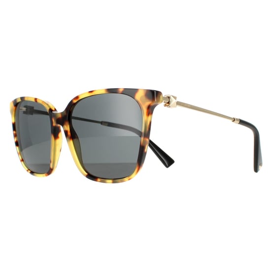 Valentino Square Womens Havana Smoke Grey VA4078