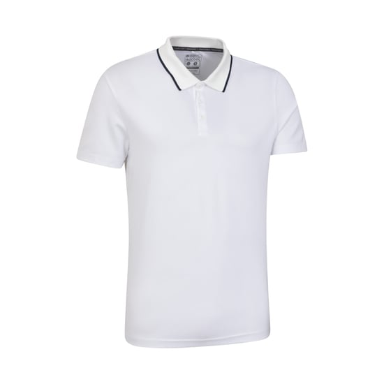 Mountain Warehouse Mens Tournament IsoCool Polo Shirt (White) - Image 4