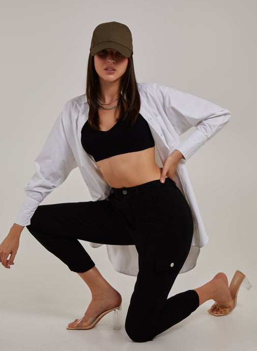 Utility Stretch Cargo Trousers