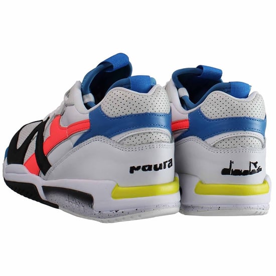 Zapatillas Diadora Duratech Elite Paura Hombre Blanco/Azul - Image 2