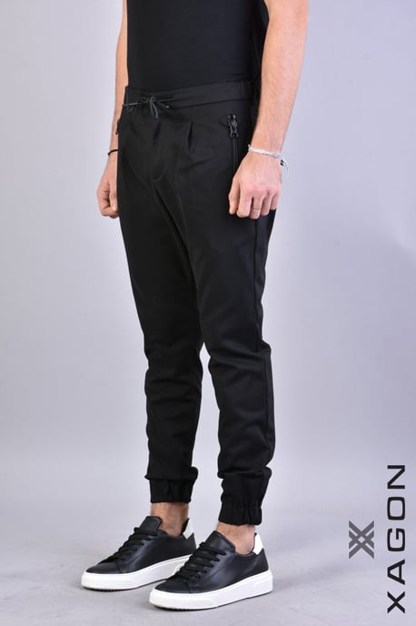 Xagon Pantalones Pinvel del hombre negro - Image 6
