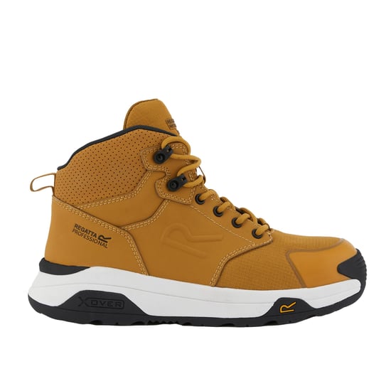 Regatta Mens Metafort Nubuck Safety Boots (Honey/White)