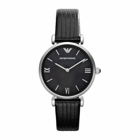Emporio Armani Reloj de mujer Cuarzo plata negro - Image 1