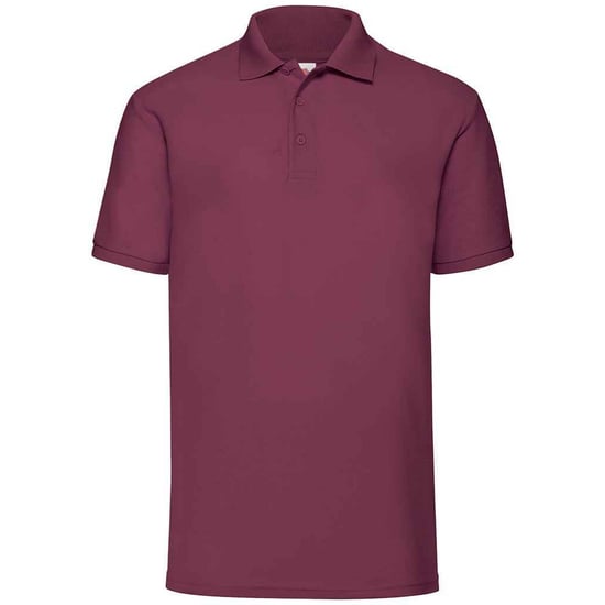 Fruit of the Loom Mens Pique Polo Shirt (Burgundy) - Image 1