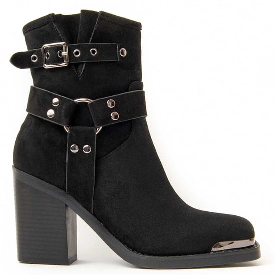 Montevita Heel Ankle Boot Town In Black