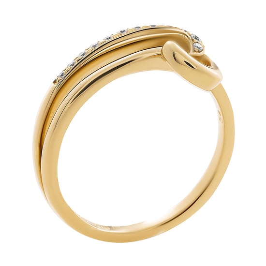 Orphelia 'Ida' Women's 925 Sterling Silver Ring - Gold ZR-7521/G - Image 3