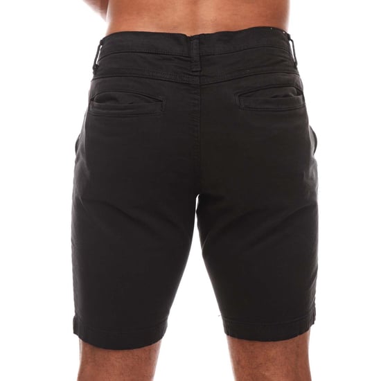 Men's Duck and Cover Moreshore Chino Shorts in Black - Image 2