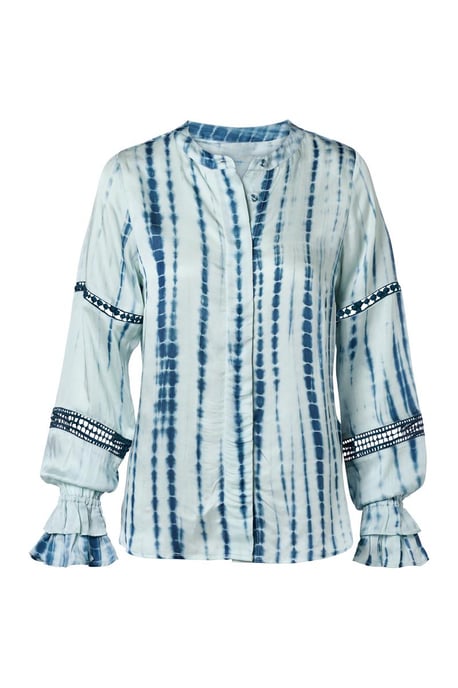 Caroline Tensen Montana Print Blouse Navy