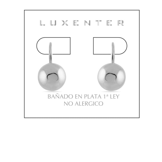 Pendientes Luxenter Nenje acabado en Rodio - Image 2