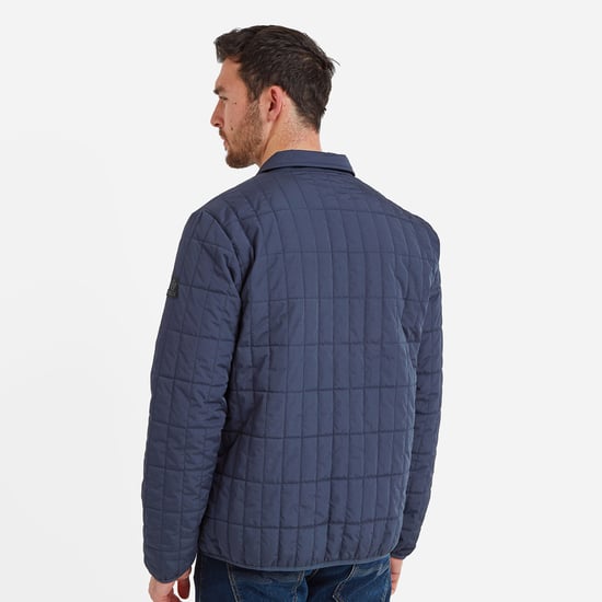 Ludwell Mens Shacket Dark Indigo