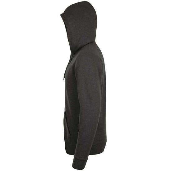 SOLS Unisex Adult Stone Hoodie (Charcoal Melange) - Image 3