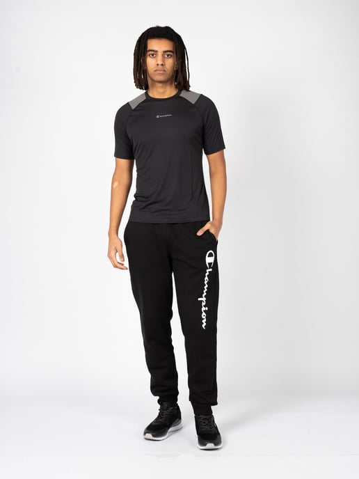Champion T-Shirt del hombre negro - Image 2