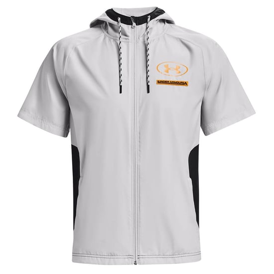 Under Armour Evolution Mens Grey Woven Hoodie Top