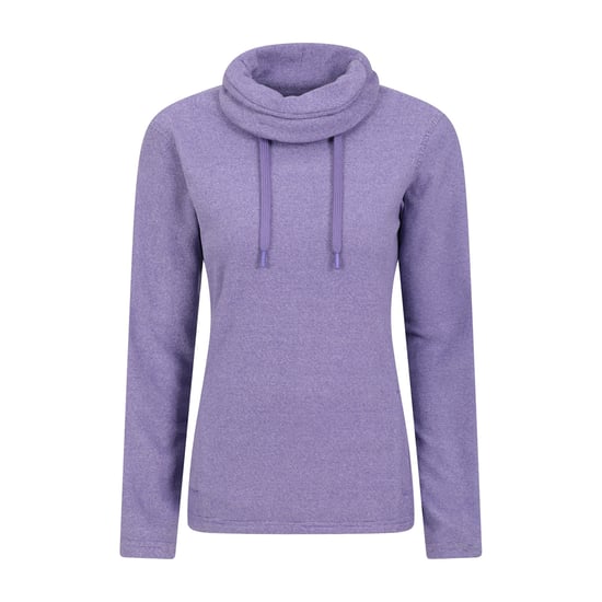 Mountain Warehouse Womens/Ladies Hebridean Cowl Neck Fleece Top (Grape) - Image 1