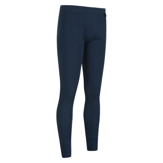Mountain Warehouse Mens Merino Wool Base Layer Bottoms (Pack of 2) (Navy)