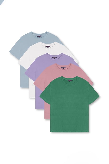 5 Pack 'Boden' T-Shirt