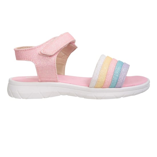 Mountain Warehouse Girls Rainbow Leather Sandals (Pink) - Image 4