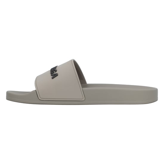 Balenciaga 3D Logo Rubber Pool Slide Sandal