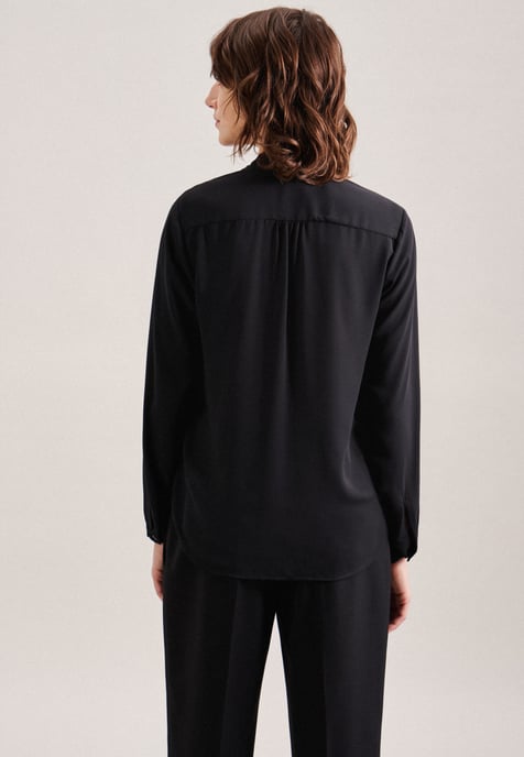 Wraparound Blouse Black - Image 2