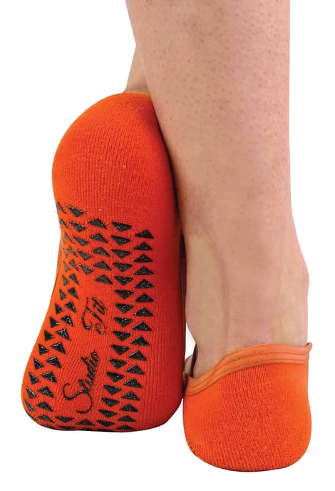 2 Pares Señoras Antideslizante Agarre Invisible Pilates Yoga Calcetines con Correas - Image 2