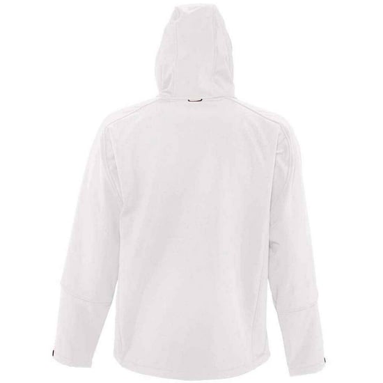 SOLS Mens Replay Hooded Soft Shell Jacket (White) - Image 2