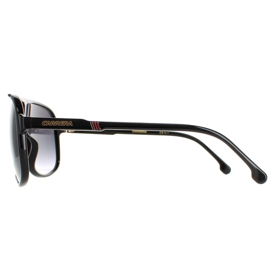 Carrera Aviator Mens Black Red Dark Grey Gradient 1047/S