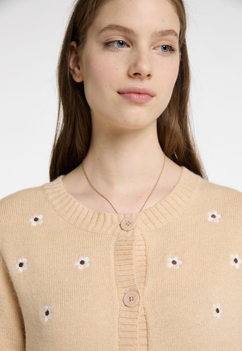DreiMaster Vintage Cardigan with Embroidery idem - Image 3