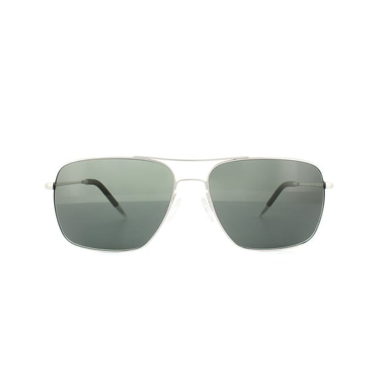 Oliver Peoples Sunglasses Clifton 1150 5036/P2 Silver Midnight Express VFX Polarized
