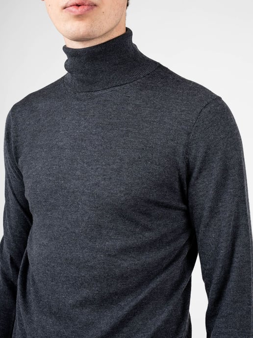 Xagon Man Suéter Basic del hombre Gris - Image 5