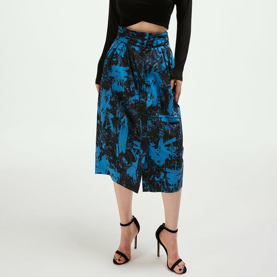 Buttoned straight skirt in cotton - Image 2