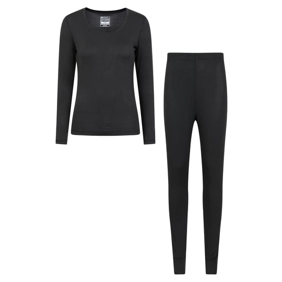 Mountain Warehouse Womens/Ladies Keep The Heat Isotherm Base Layer Set (Black) - Image 1