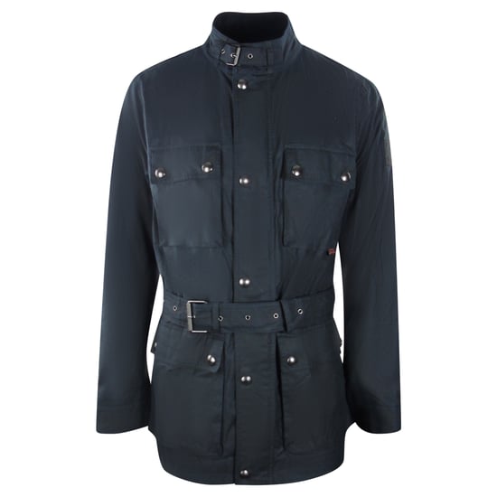 Chaqueta de moto Belstaff Roadways en azul marino intenso - Image 1
