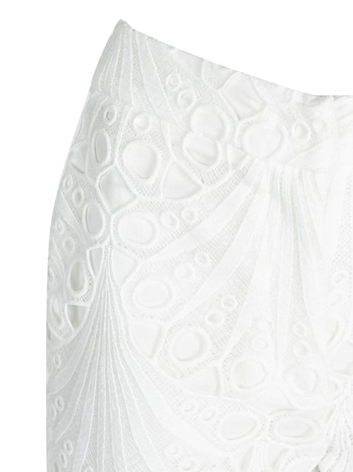 Pinko Shorts Adulare Mujer Blanco - Image 5