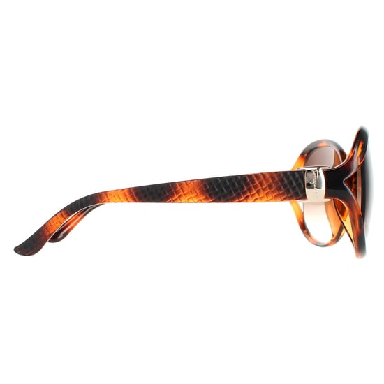 Salvatore Ferragamo Oval Señoras Tortuga Marrón Gradiente SF770SA - Image 4